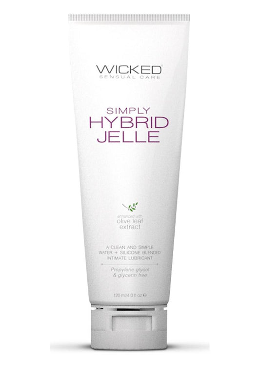 Wicked Sensual Care Simply Hybrid Jelle tube on a white background