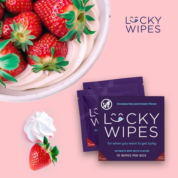 Sweetums Lucky Flavored Wipes 10-Pack - For Men