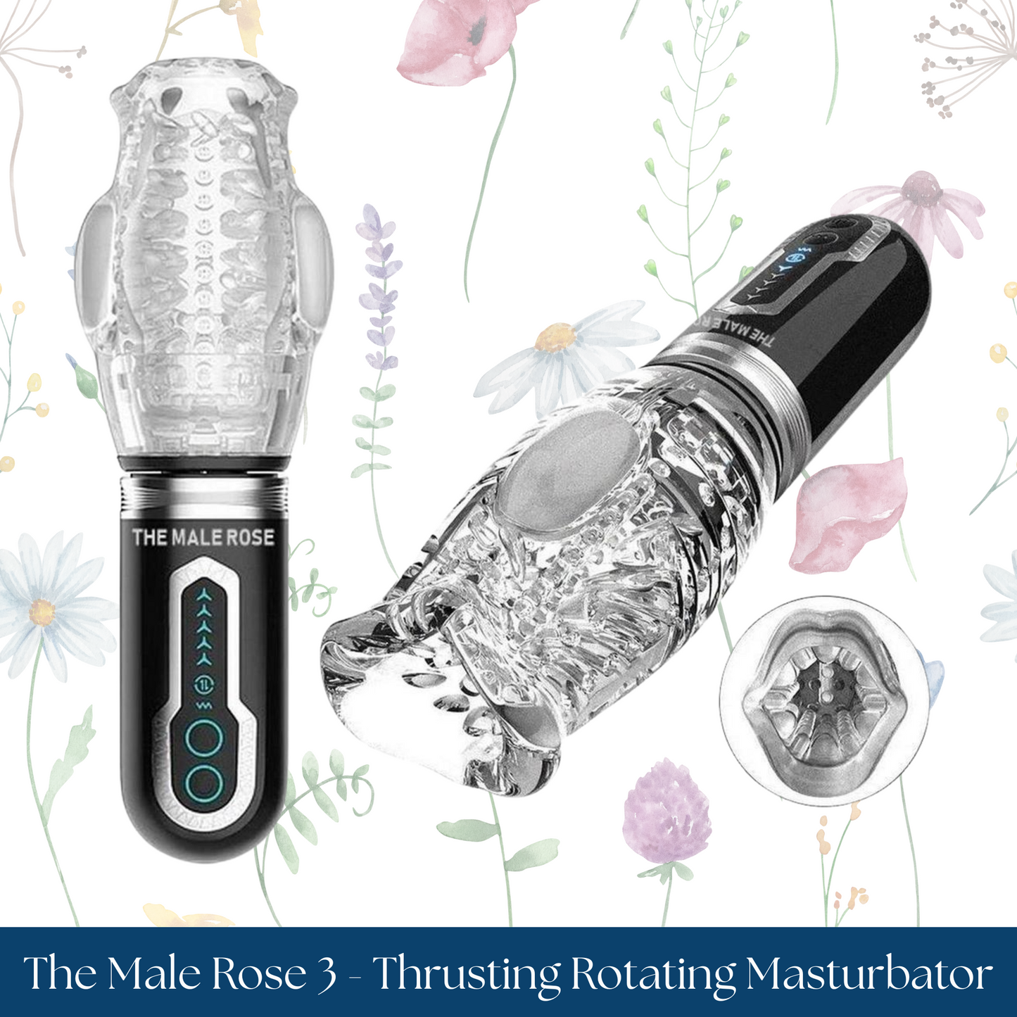 The Male Rose 3 - Thrusting Rotating Masturbator