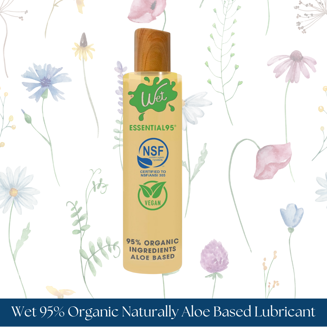 Wet 95% Organic Naturally Aloe Based Lubricant