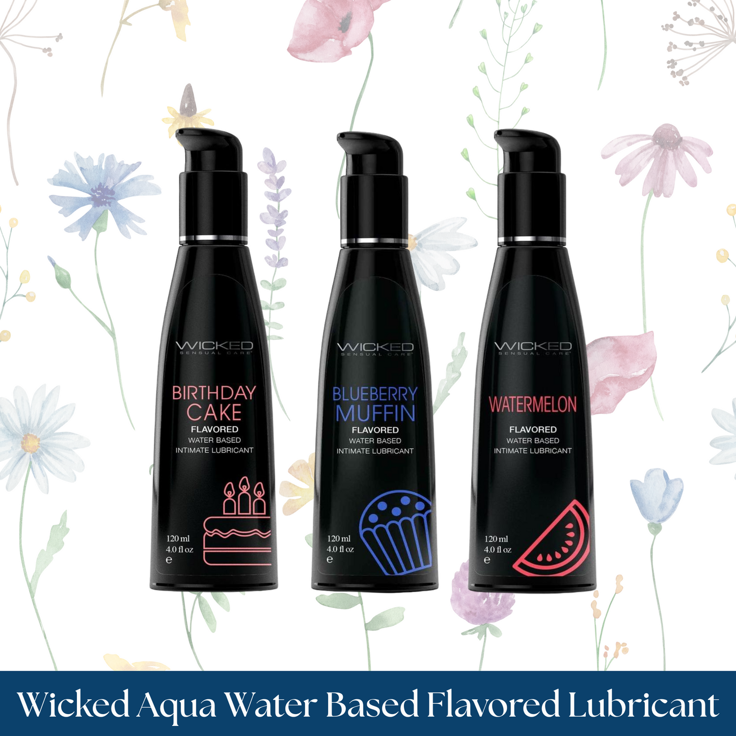 Wicked Aqua Water Based Flavored Lubricant