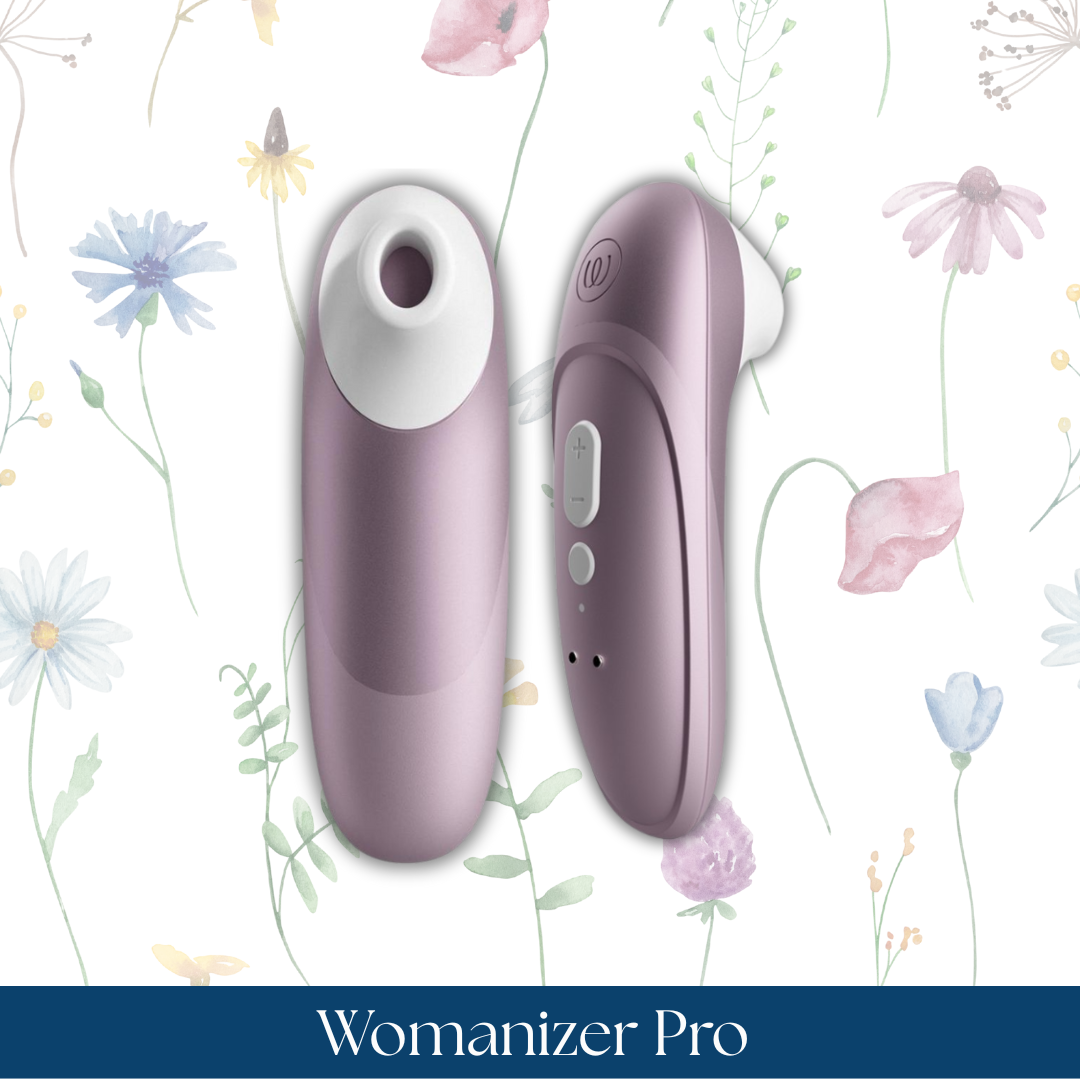 Womanizer Pro Rechargeable Silicone Air Pulse Clitoral Vibrator