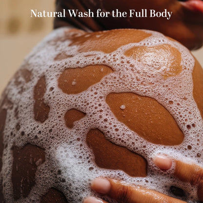 Authentic African Black Soap 4-Pack, 100% Natural Soap