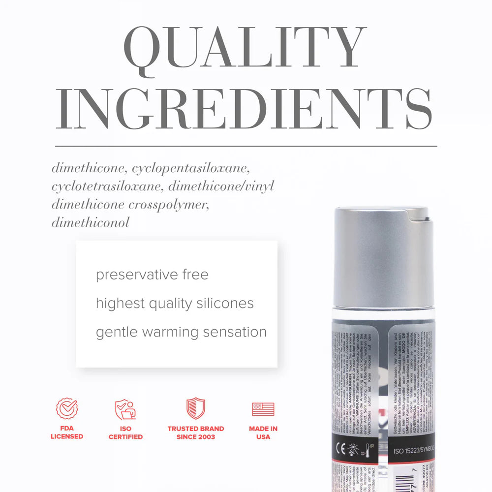 JO Premium Warming Silicone Based Lubricant