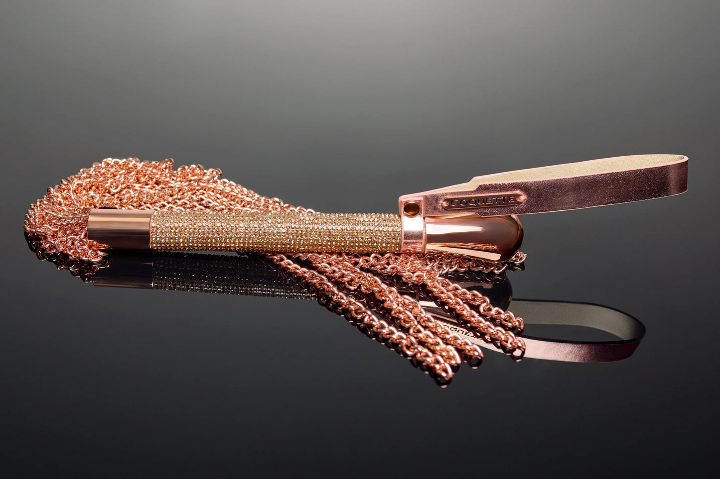 Rhinestone and Chain Whip