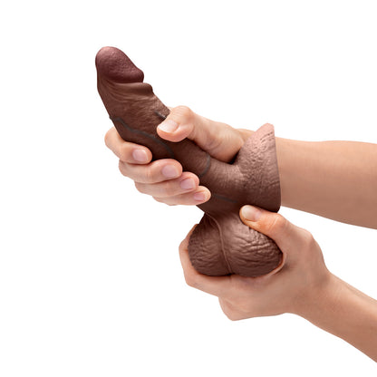 b-Vibe Slipskin Realistic Silicone Dildo 6 in.
