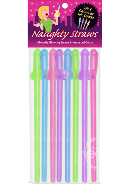 Glowing Naughty Straws