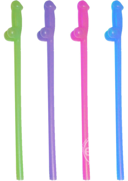 Glowing Naughty Straws