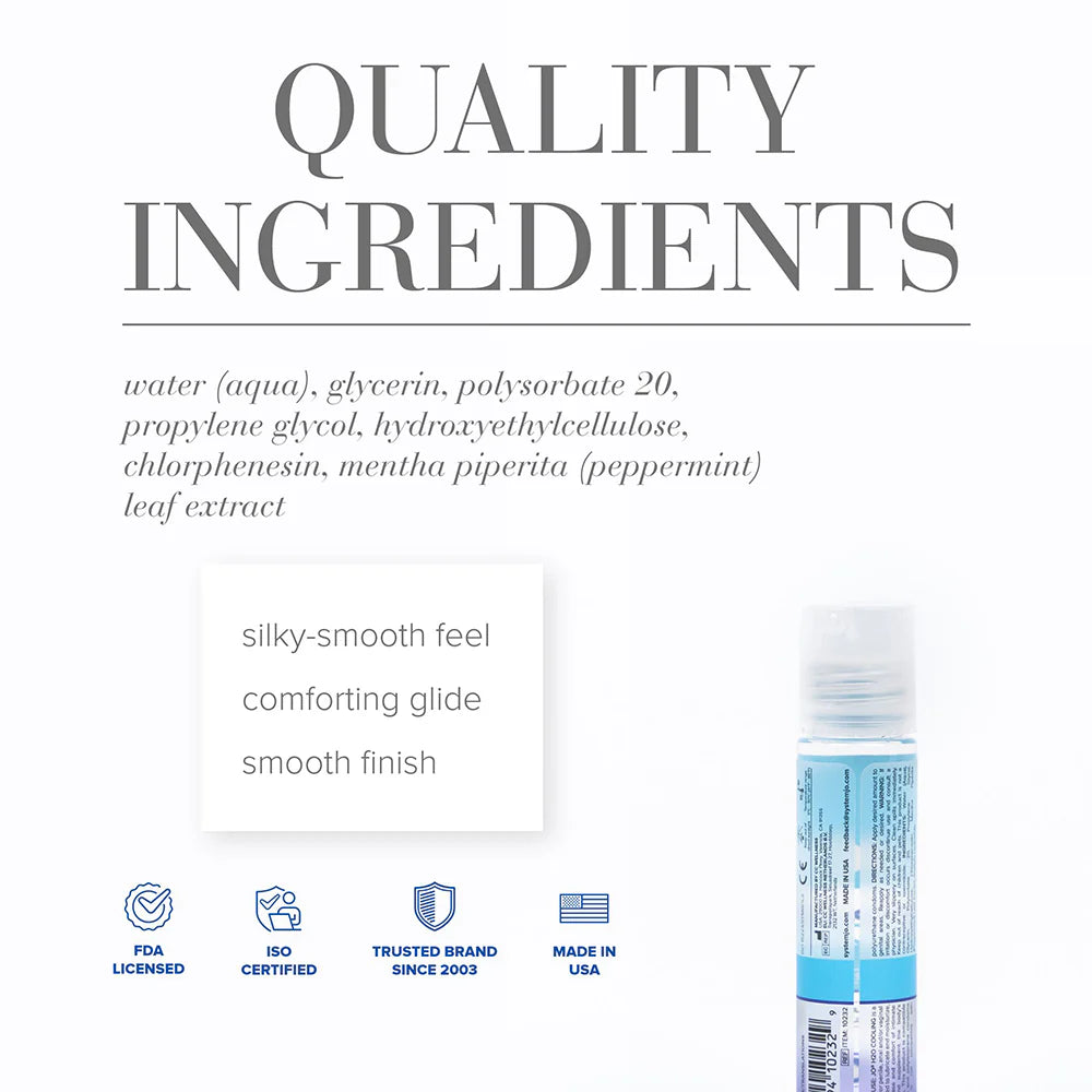 JO H2O Water Based Lubricant Cooling