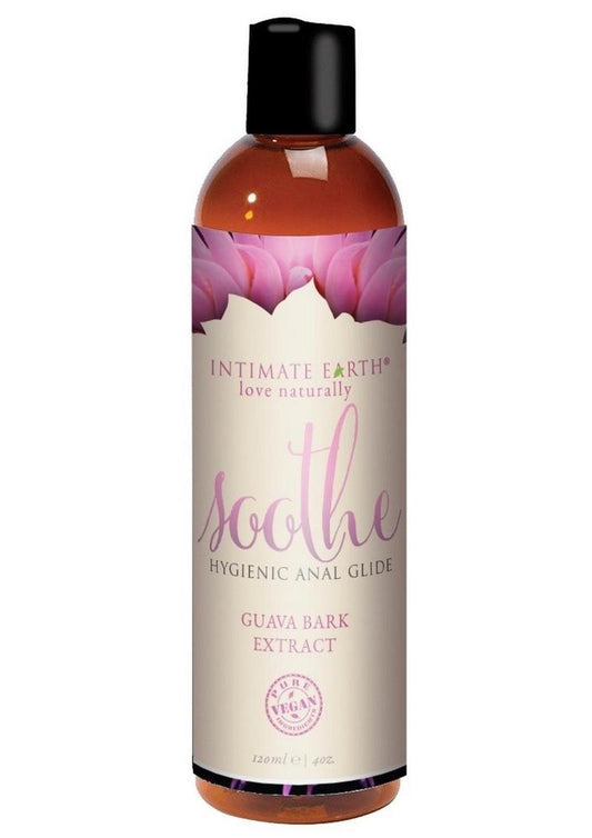 Intimate Earth Soothe Antibacterial Anal Glide Lubricant Guava Bark Extract