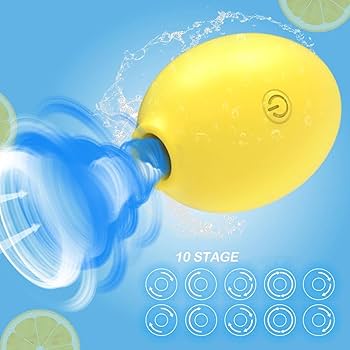 "The Lemon" Bella Squeeze Lemon Shaped Mini Vibrator