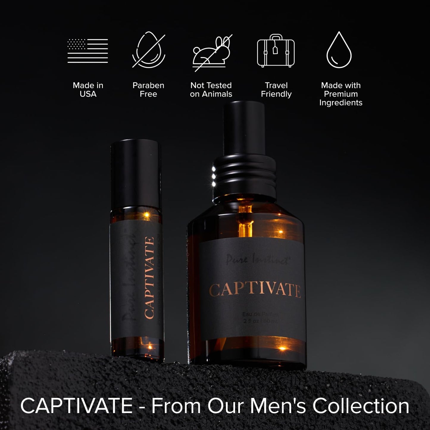 Pure Instinct Men's Collection Pheromone Perfume Oil