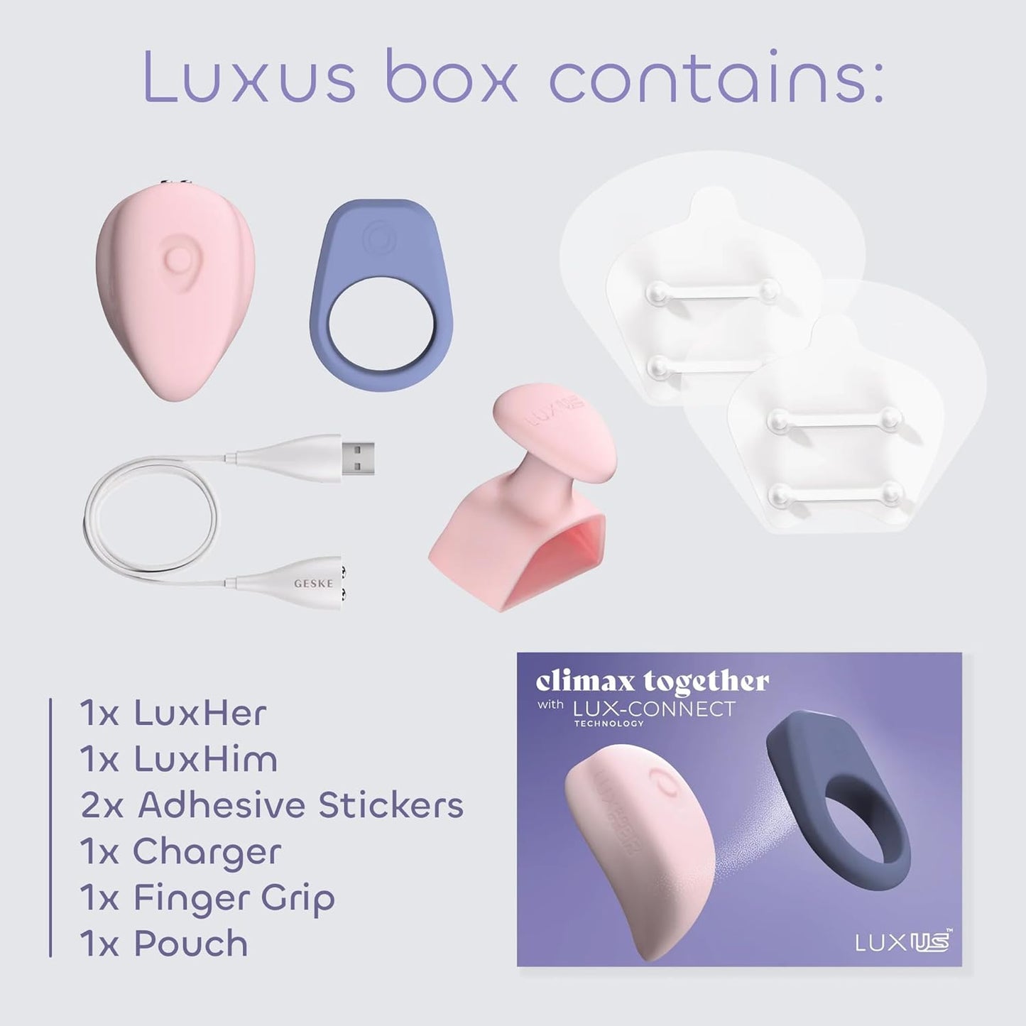 Kiiroo Luxus Couples Cock Ring Combo