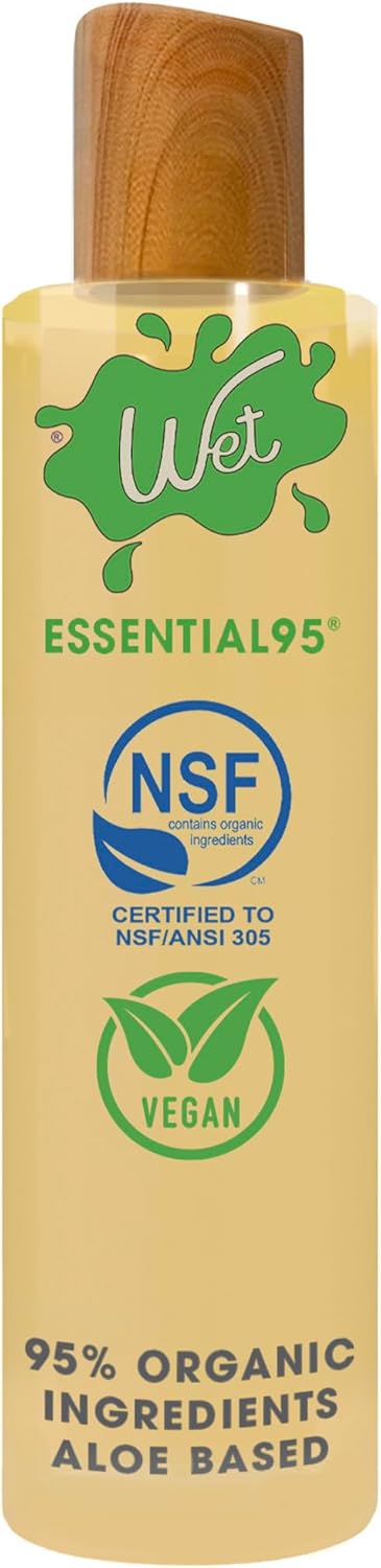 Wet 95% Organic Naturally Aloe Based Lubricant