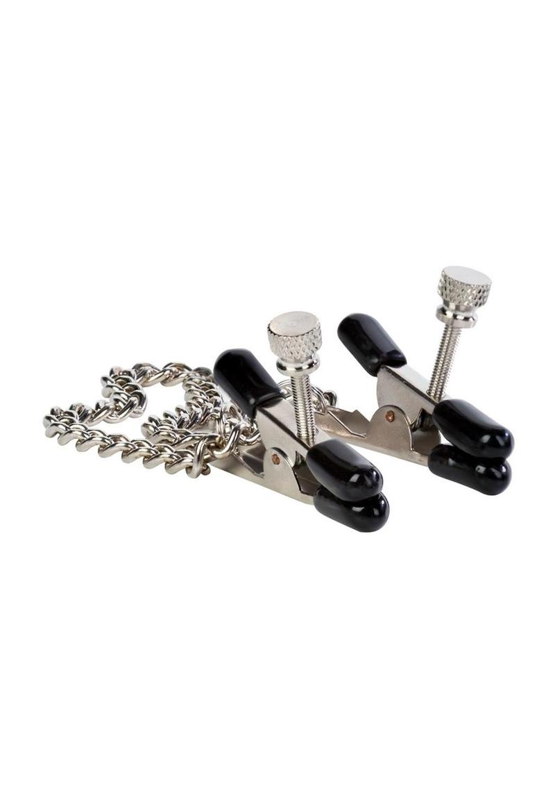 Nipple Play Bull Nose Nipple Clamps Non-Piercing - Silver