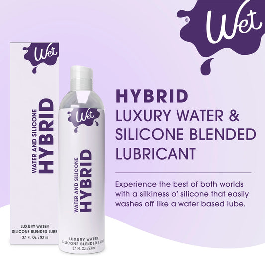 Wet Hybrid Luxury Water / Silicone Blend Based Lubricant