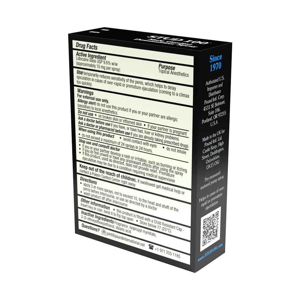 Stud 100 Desensitizing Spray