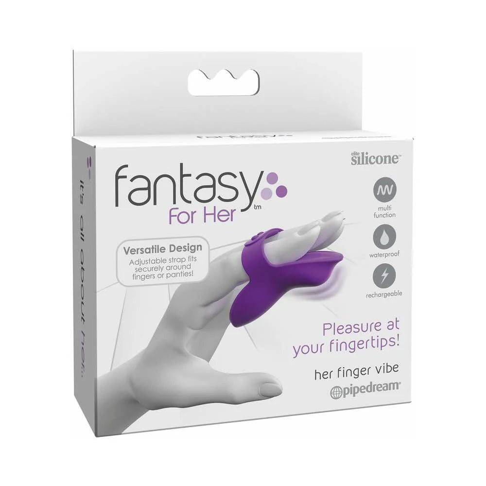 Fantasy For Her Rechargeable Adjustable Silicone Her Finger Vibe