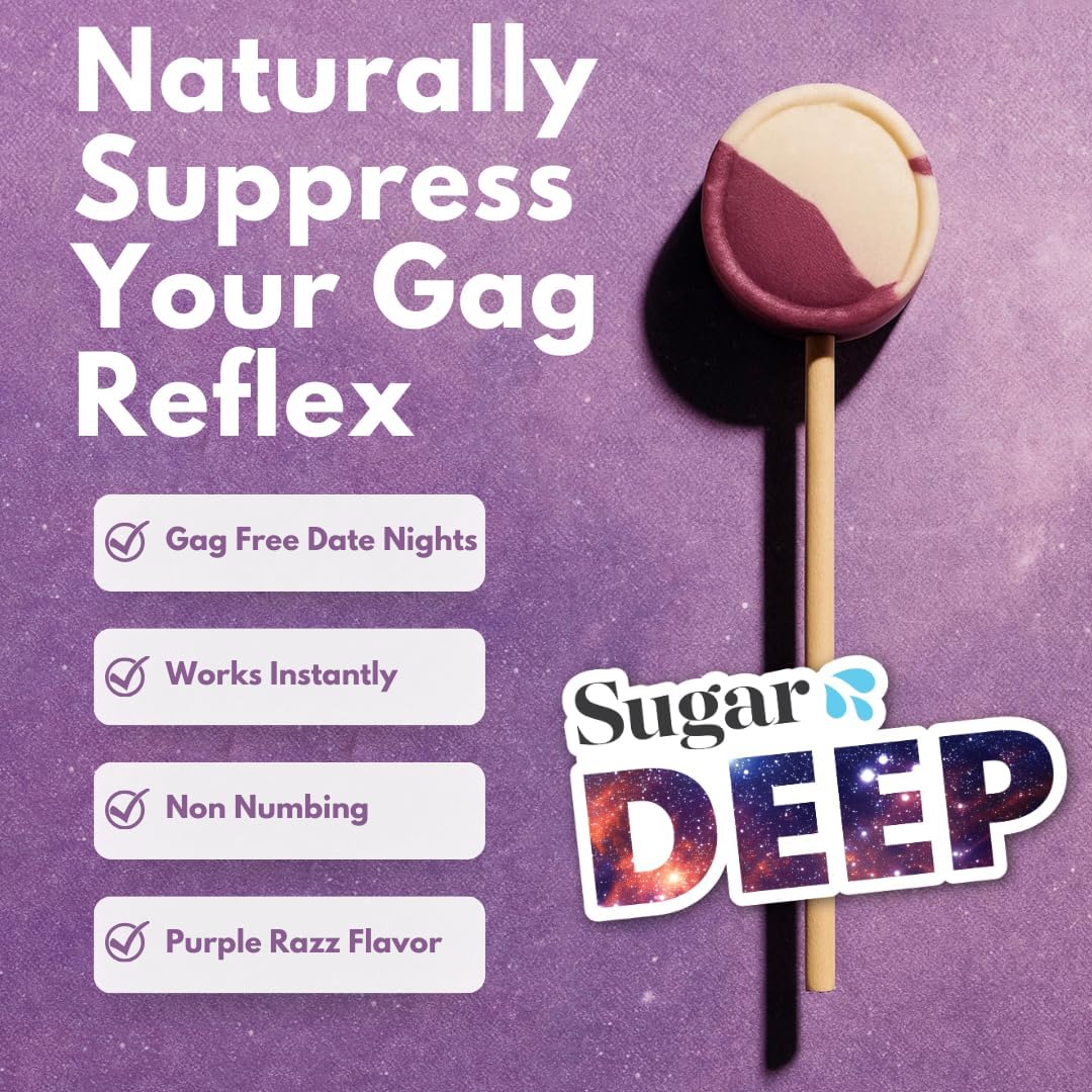 Sugar Splash Deep Gag Suppressing Suckers Bag of 10
