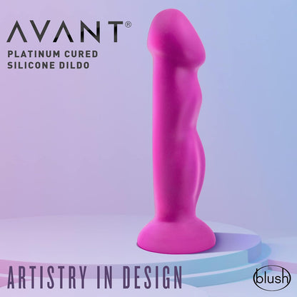 Avant D11 Suko 8 in. Dual Density Silicone Dildo Violet
