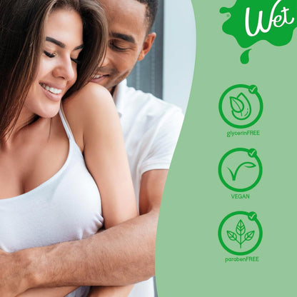 Wet 95% Organic Naturally Aloe Based Lubricant