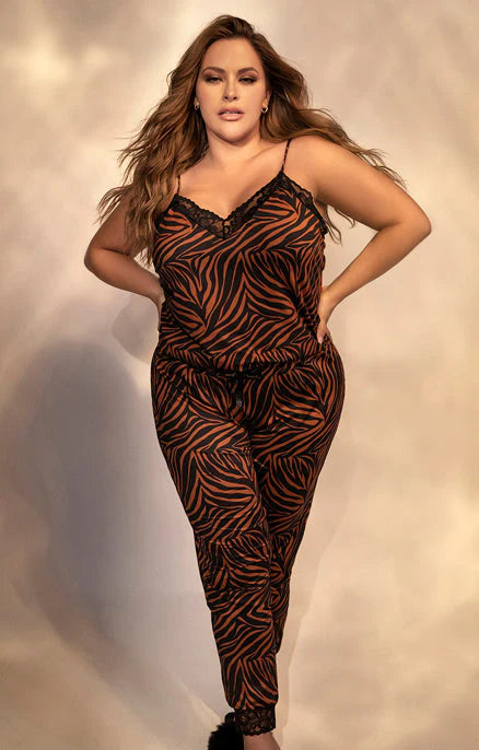 Animal Print Jumpsuit
