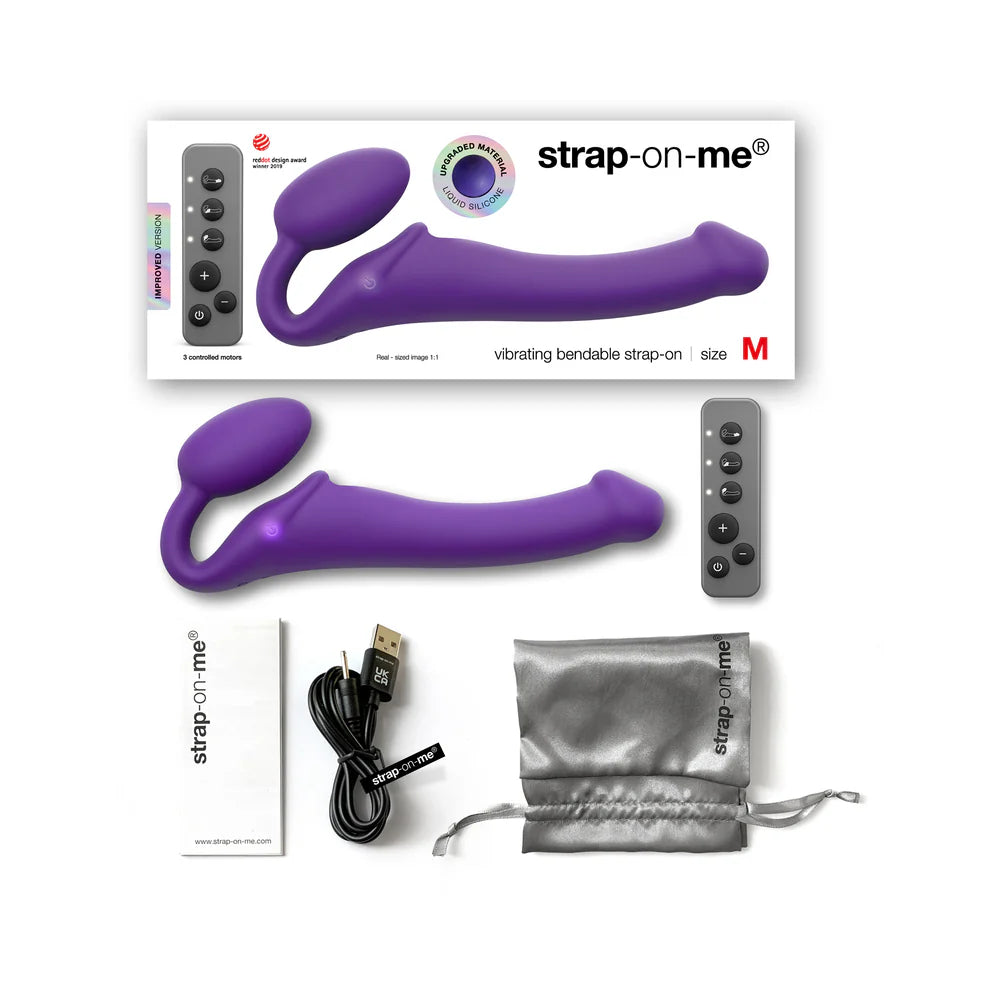 Strap-On-Me Remote-Controlled Bendable Strap-On
