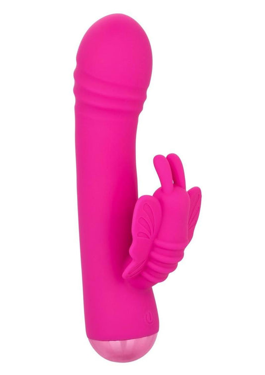 Thicc Chubby Rotating Rechargeable Silicone Butterfly Rabbit Vibrator