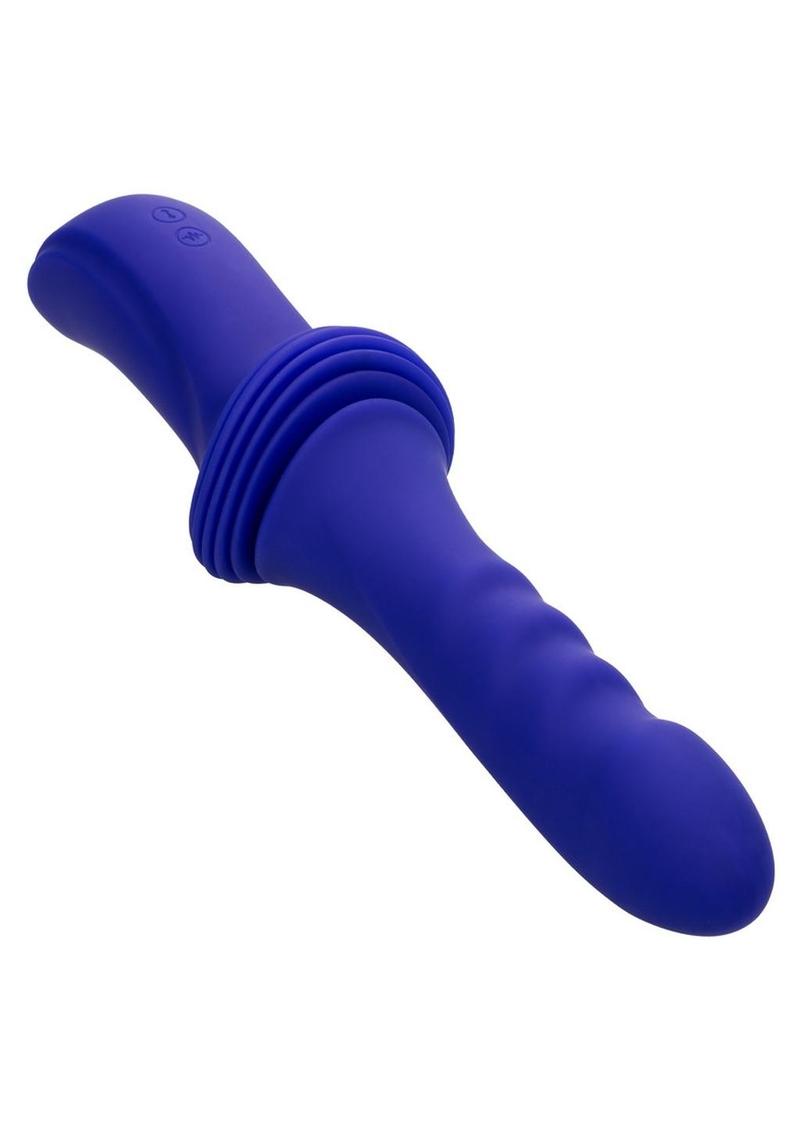 Overdrive Rechargeable Silicone Sex Machine Ridge Thruster with Remote Control