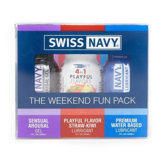 Swiss Navy Weekend Lubricants Fun Pack 1oz (3 per Pack)