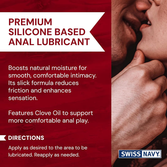 Swiss Navy Premium Silicone Based Anal Lubricant