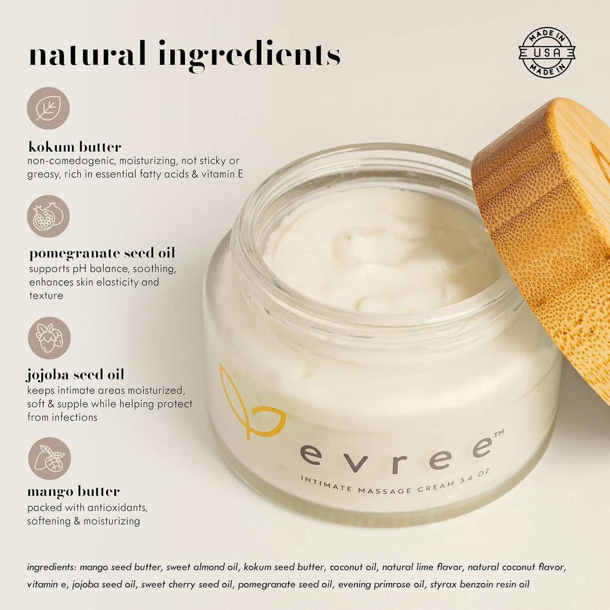 evree - Intimate Massage Cream