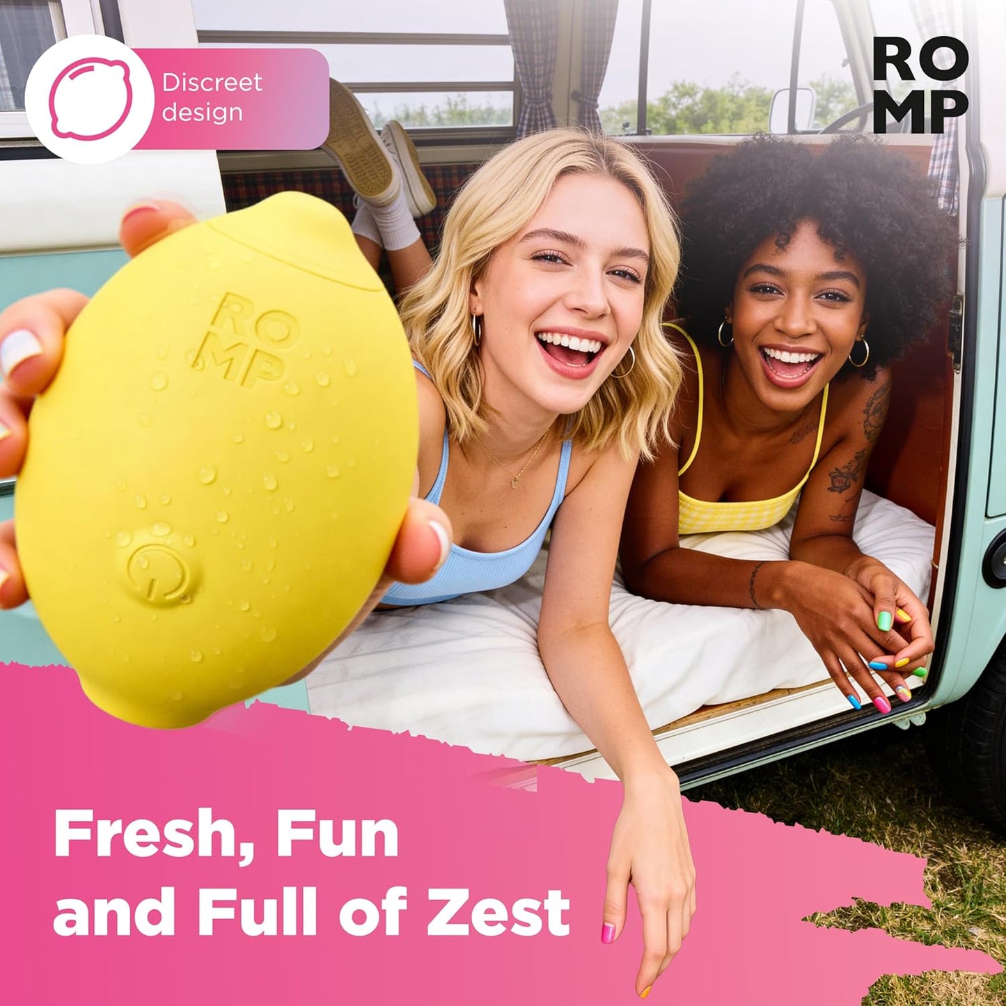 ROMP Lemon Crush Clitoral Stimulator with Pleasure Air