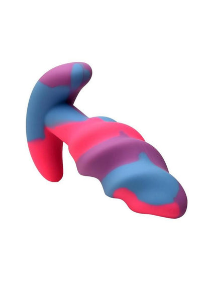 Creature Cocks Unicorn Swirl Silicone Small Butt Plug
