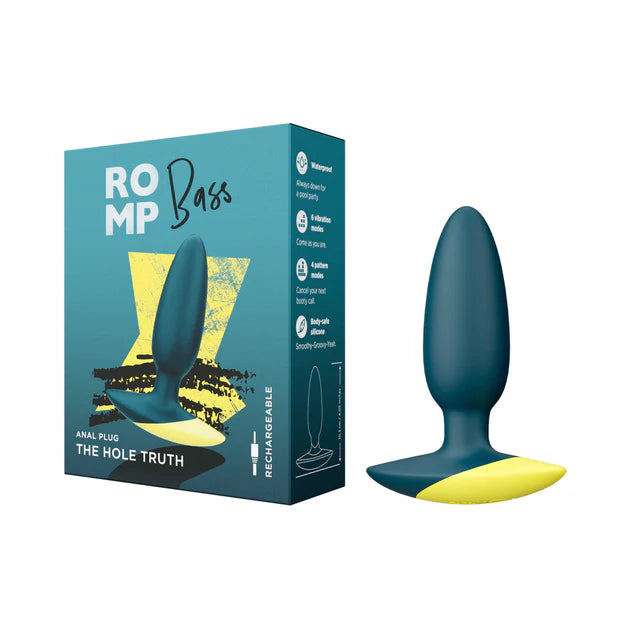 ROMP Bass Silicone Vibrating Anal Plug