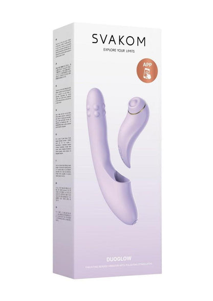Svakom DuoGlow Rechargeable Silicone Dual Vibrator