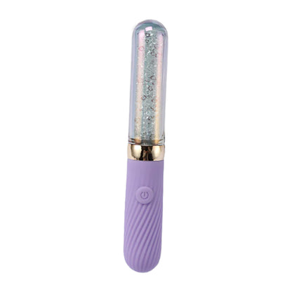 Cristal Diamond Glitter Glass Clitoral Vibrator