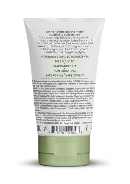 Wicked Simply Natural Water Based Gel