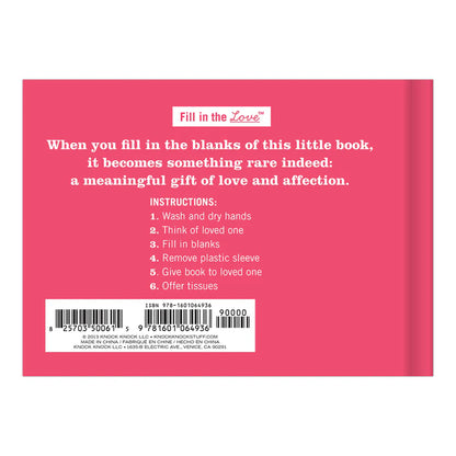 What I Love About You by Me Activity Book