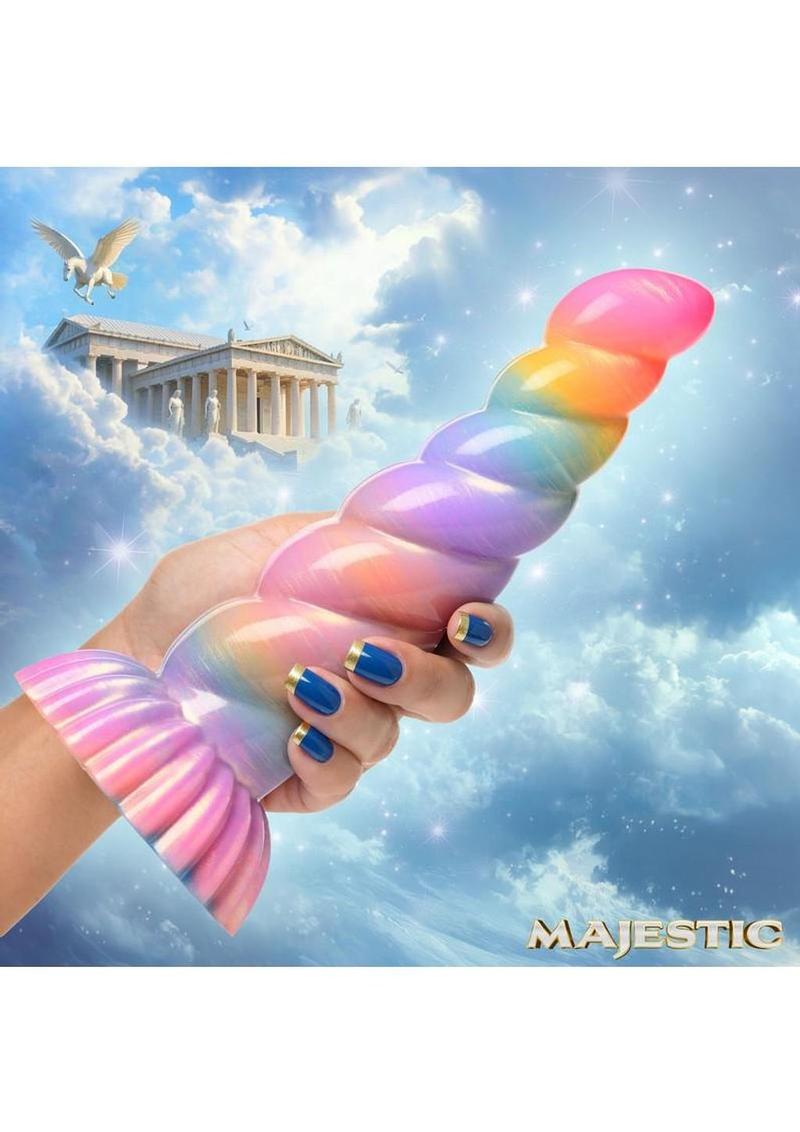 Creature Cocks Majestic Aurora Unicorn Silicone Dildo
