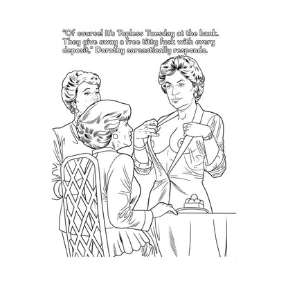 The Golden GILFs Parody Coloring Book