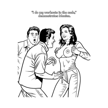 Friends With Benefits Parody Coloring Book