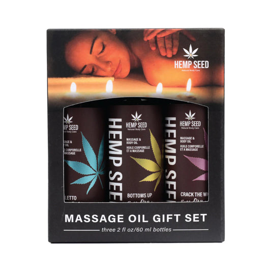 Earthly Body Gift Set Massage A Trois: Isle of You, Skinny Dip, Naked in the Woods