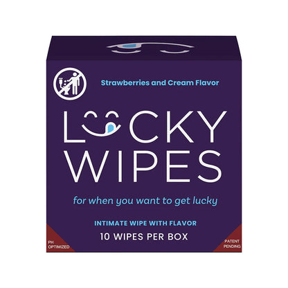 Sweetums Lucky Flavored Wipes 10-Pack - For Men