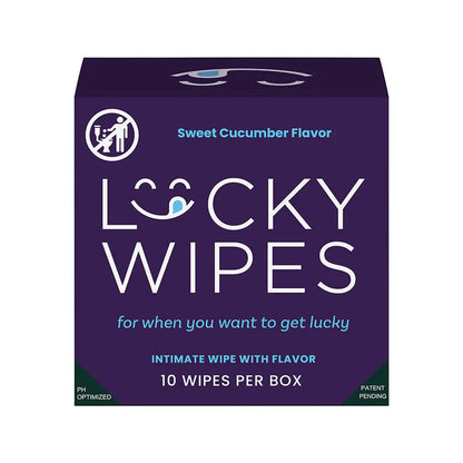 Sweetums Lucky Flavored Wipes 10-Pack - For Men