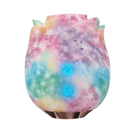 Ravishing Rose Tapping Clitoral Stimulator Rainbow