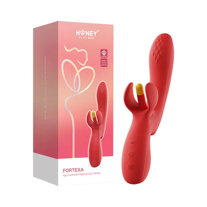Honey Play Box Fortexa App-Controlled Kinky Finger Flapping Dual Stimulator