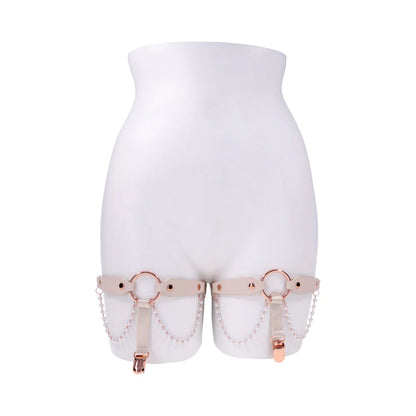 Sportsheets Sex & Mischief Peaches 'n CreaMe Pearl Garters