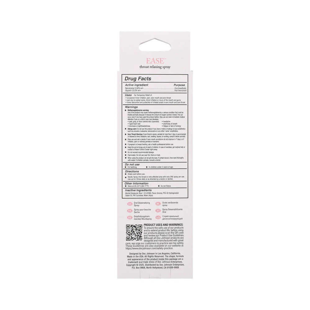 Intimate Enhancements Ease Throat Relaxing Spray