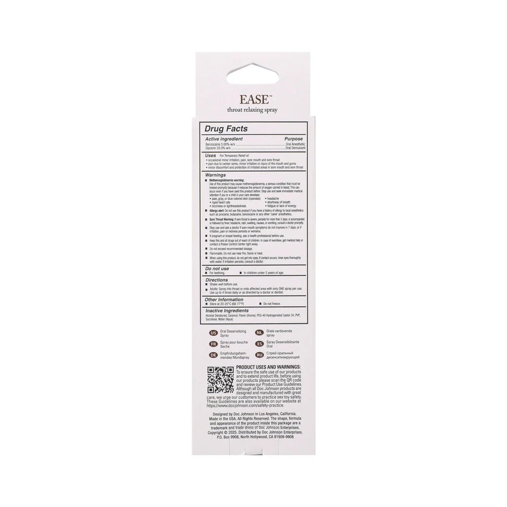 Intimate Enhancements Ease Throat Relaxing Spray